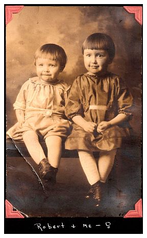 1924.. - Rob and his sister Eileen.jpg